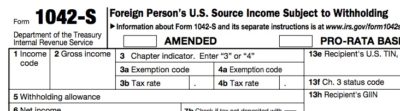 IRS Form 1042-S - Ultimate Tips You Need To Know