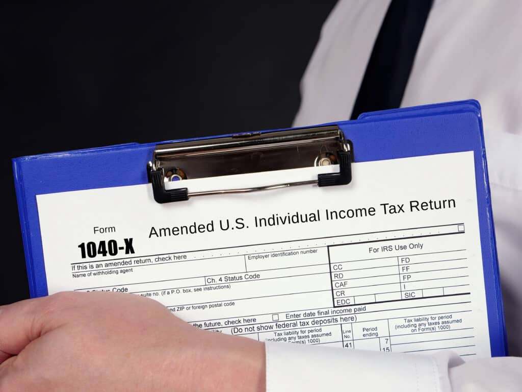 IRS Form 1040-X: Amended US Individual Income Tax Return